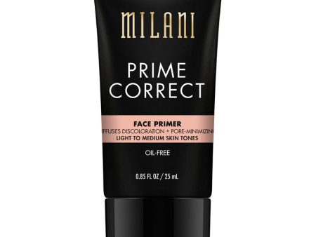 MILANI - Prime Correct Diffuses Discoloration + Pore-minimizing Face Primer, Light Medium - 0.85 fl. oz. (25 ml) Online