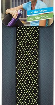 SCUNCI - Printed No Slip Waistband Headwraps Black w  Lime Diamond 3 mm - 1 Pack For Discount