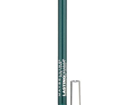 MAYBELLINE - Eye Studio Lasting Drama Waterproof Gel Pencil #608 Glossy Emerald - 0.038 oz. (1.1 g) Online now