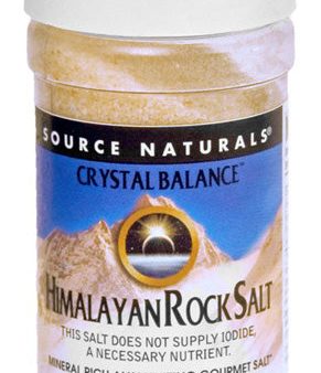 SOURCE NATURALS - Crystal Balance Himalayan Rock Salt Coarse Grind - 3 oz. (85 g) on Sale