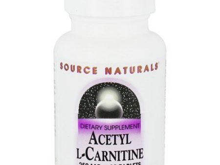 SOURCE NATURALS - Acetyl L-Carnitine 250 mg - 30 Tablets Fashion