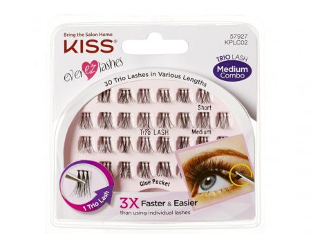 KISS - Ever Ez Cluster Lashes Medium - 30 Lashes Supply