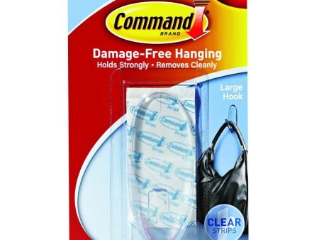 COMMAND - Clear Large Hook - 1 Hook Cheap