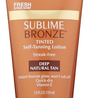 L OREAL - Sublime Bronze Self-Tanning Lotion Deep Natural Tan - 5 fl. oz. (150 ml) For Discount