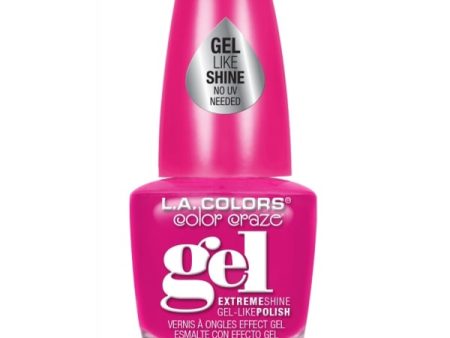 L.A. COLORS - Color Craze Extreme Shine Gel Polish Lush - 0.44 fl. oz. (13 ml) For Sale