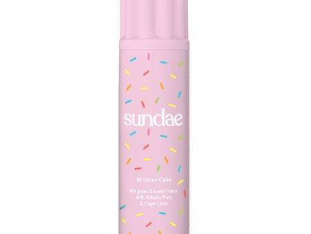 Sundae Whipped Shower Foam Birthday Cake 265ml Discount