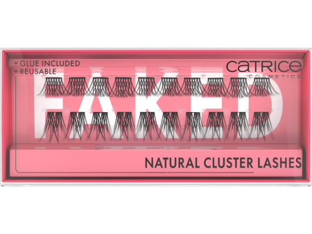 Catrice Cosmetics Faked Natural Individual Cluster Lashes Black x20 Online now