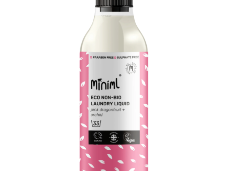 Miniml Non-Bio Laundry Liquid Pink Dragonfruit & Orchid 1000ml Online now