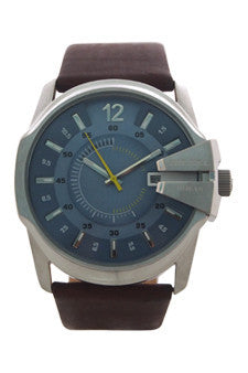 dz1399 brown leather strap watch by diesel -For Men Fashion