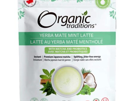 Yerba Mate Mint Latte with Matcha & Probiotics Online Sale