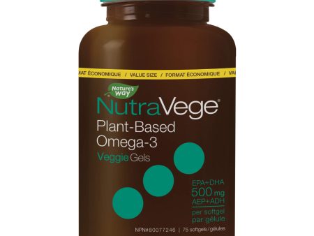 NutraVege Omega-3 Plant (Mint Flavour) Veggie Gels on Sale