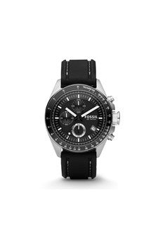 ch2573p decker chronograph black silicone watch by fossil -For Men For Discount