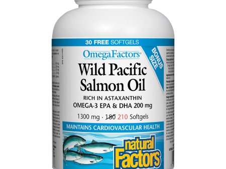 OmegaFactors Wild Pacific Salmon Oil 1000 mg (Bonus) Sale