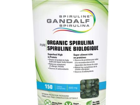 Spirulina, Organic, 600mg Supply