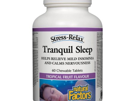 Stress-Relax Tranquil Sleep (Tropical Fruit Flavour) - 60 Chewables Cheap