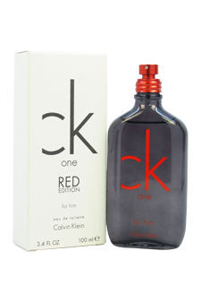 c.k. one red edition by calvin klein -For Men on Sale