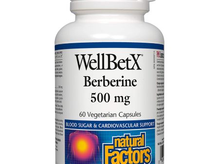 WellBetX Berberine 500 mg (60 Vegetarian Capsules) Sale