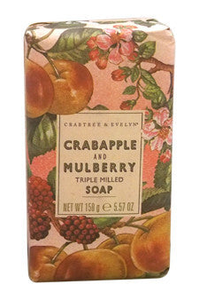 crabapple & mulberry triple milled soap by crabtree & evelyn -Unisex For Discount