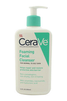 foaming facial cleanser - normal to oily skin by cerave -Unisex Online now