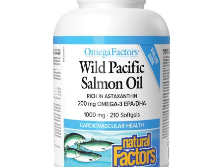 OmegaFactors Wild Pacific Salmon Oil 1000 mg Hot on Sale