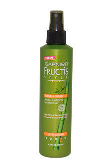 fructis style sleek & shine anti-humidity ultra strong hair spray by garnier -Unisex on Sale