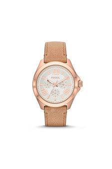 am4532p cecile multifunction sand leather watch by fossil -For -For Women Fashion