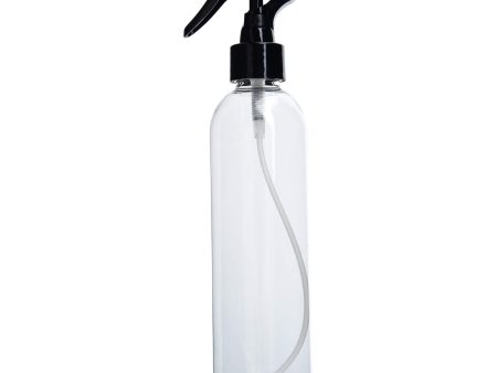 Clear Plastic Bottle with Black Mini Trigger Sprayer on Sale