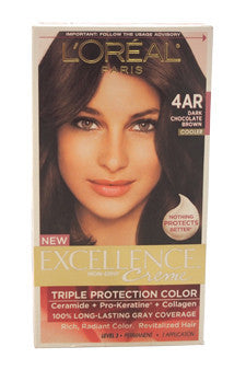 excellence creme pro - keratine # 4ar dark chocolate brown - warmer by l oreal paris Online Hot Sale