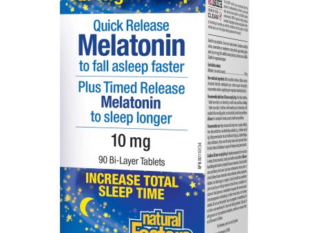 Melatonin Quick Release Plus Timed Release 10 mg Bilayer TR Online Hot Sale