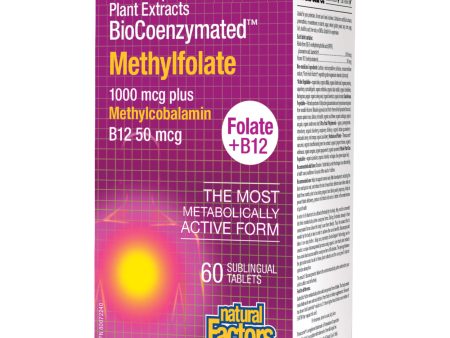 BioCoenzymated Methylfolate 1000 mcg + Methylcobalamin B12 50 mcg Online