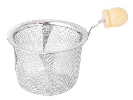 Tea Pot Strainer with Wooden Handle For Cheap