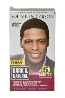 5 minute permanent haircolor # natural black by dark & natural -For Men Discount