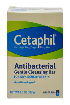 gentle cleansing antibacterial bar by cetaphil -Unisex Fashion